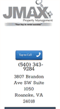 Mobile Screenshot of jmaxpropertymanagement.com